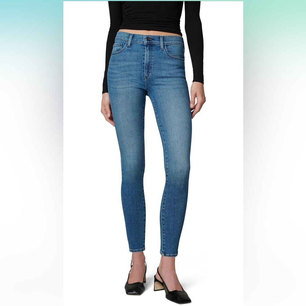 Joe's Jeans High Rise Skinny Ankle Split Hem Jean in Cheyenne